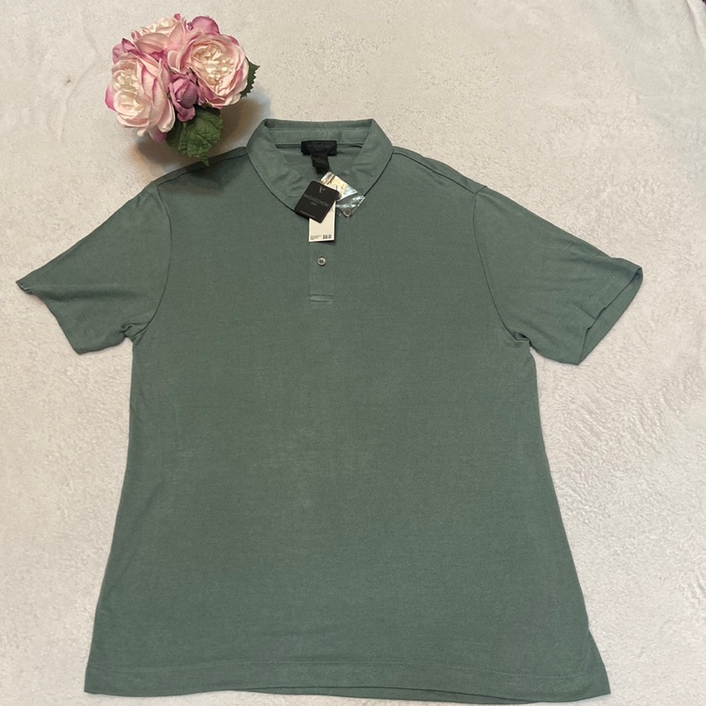 MAGASCHONI MAN Size M NWT 3 Button Polo